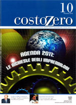 copertina costo zero dicembre 2010 - rimodulare l'onere fiscale per incentivare gli investimenti